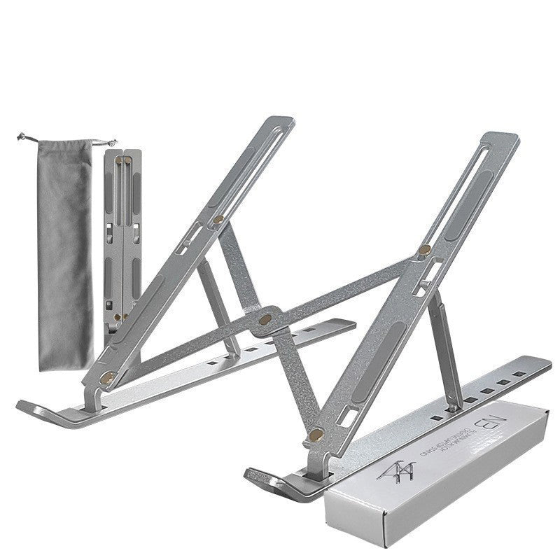 Notebook Stand Foldable Portable Base Cooling Pad High Bracket Aluminum Alloy Desktop Stable Computer Holder