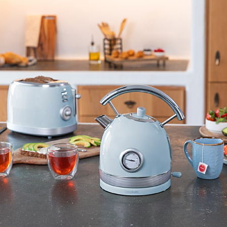 Cecotec Thermosense 420 Vintage Light Blue Kettle