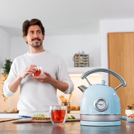 Cecotec Thermosense 420 Vintage Light Blue Kettle